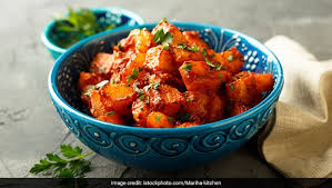 Khatte Aaloo – Tangy & Spicy Potato Dish